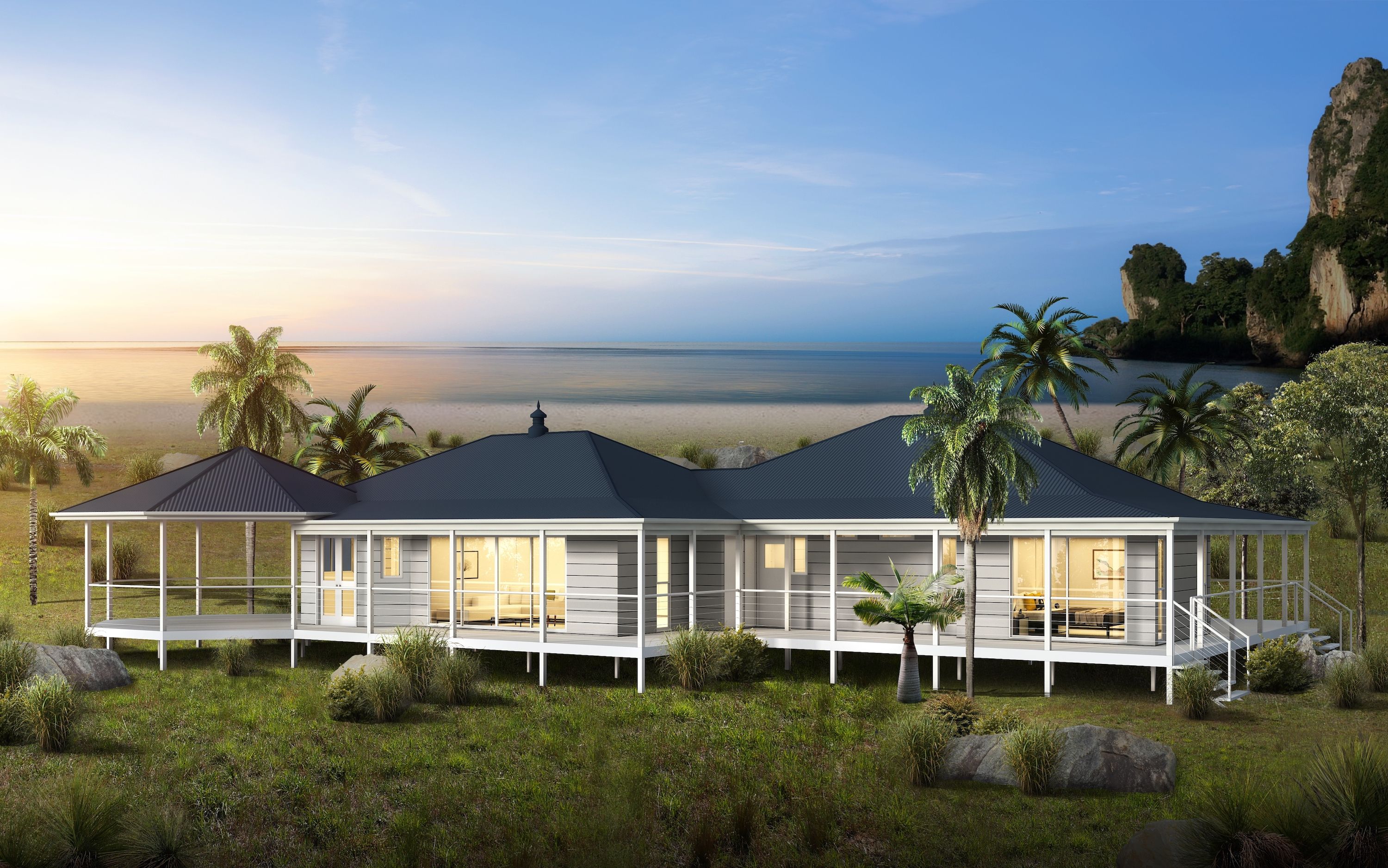 The Coral Cove by Classic Kit Homes, SA Price, Floorplans, Facades